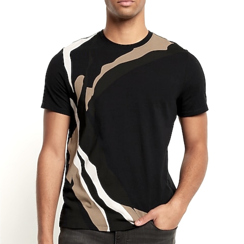 Asymmetric Graphic Tee- Medium